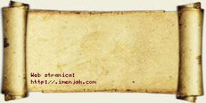 Kristina Daničić vizit kartica